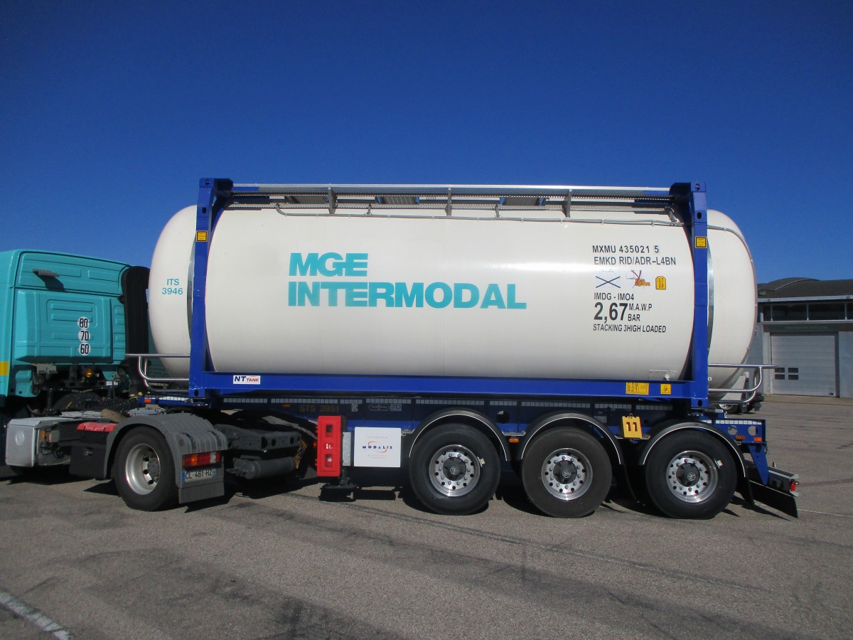 MGE intermodal caisse mobile ADR