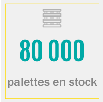 infographie : Chiffre-clé stockage des palettes,Vosgep